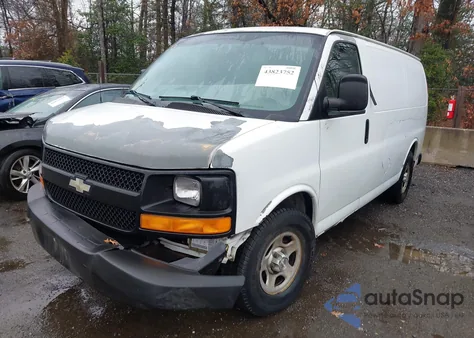 2008 Chevrolet Express Work Van из США, поврежденный, VIN 1GCFG15X581222637